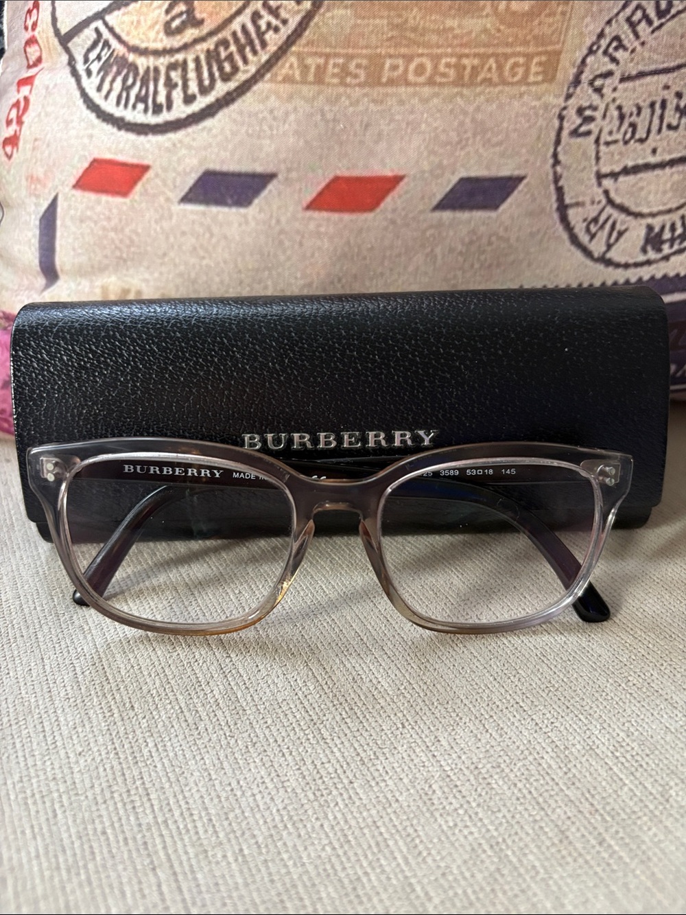 Burberry Men’s Translucent  Optical Frames